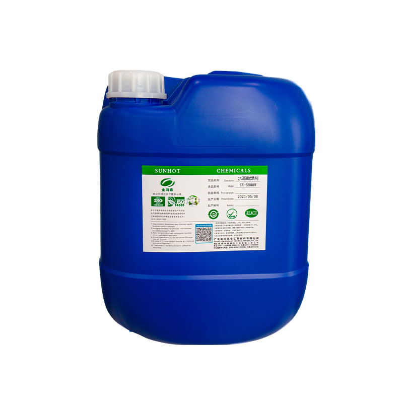 How to achieve an environmentally friendly welding process by using water-based flux?